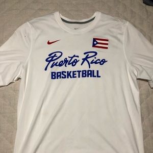 Puerto Rico Basketball Shirt Used By Mens